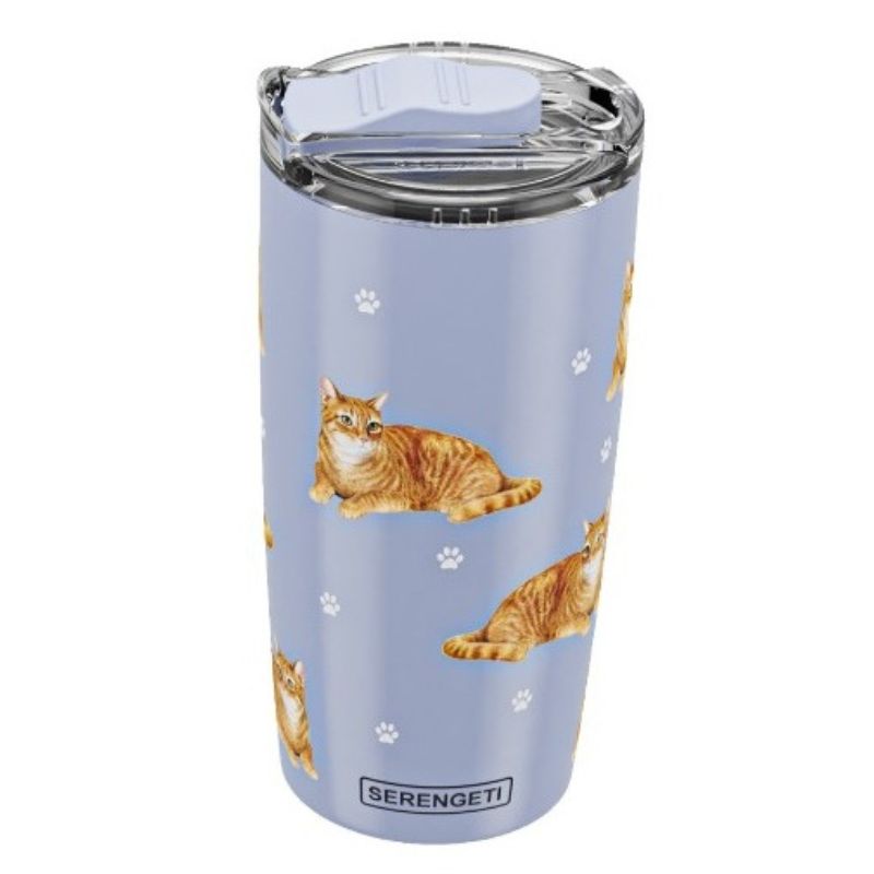 Tabby Orange Cat Tumbler